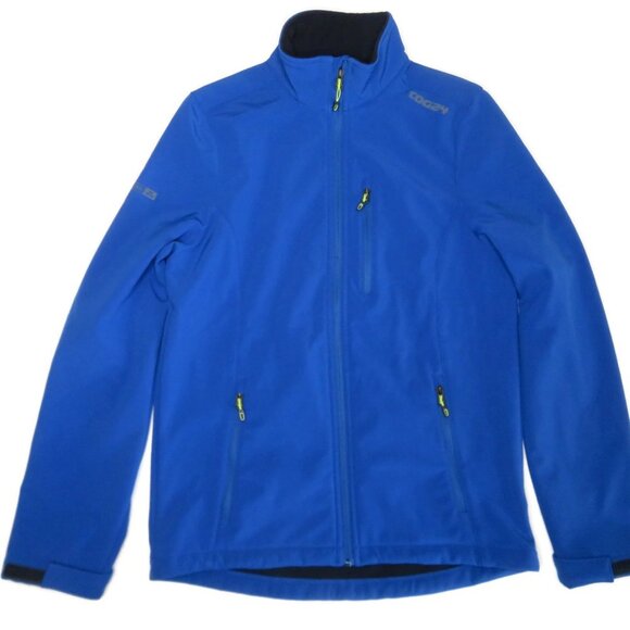 Tog24 All Terrain Wagner Mens Small Softshell Jacket Blue - Picture 2 of 9